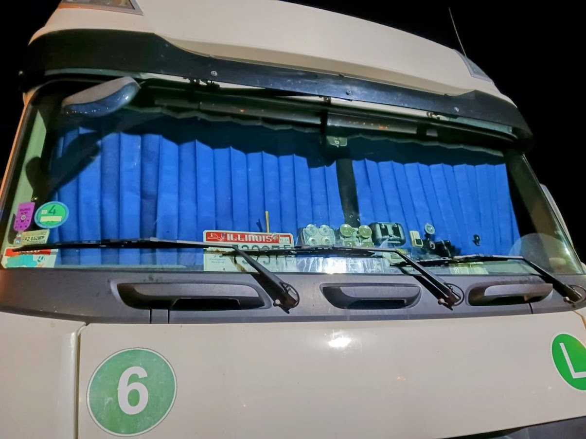 Sidegardiner i Stoff til Lastebil/Varebil, Type 4 - Laget på Bestilling