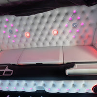 Taktrekk Laget på Bestilling - Belysning, Knappestopping, Bussplysj