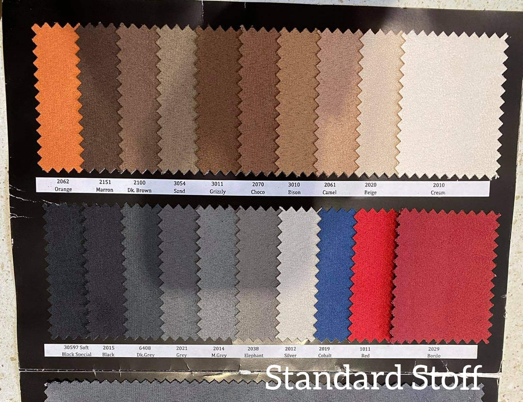 Nye Frontkapper i Stoff/Bussplysj - Klar til Sending!