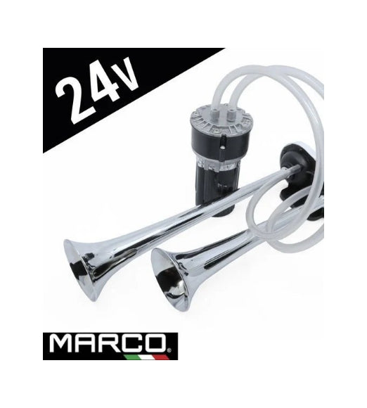 Italiensk Lufthorn med 24V Kompressor