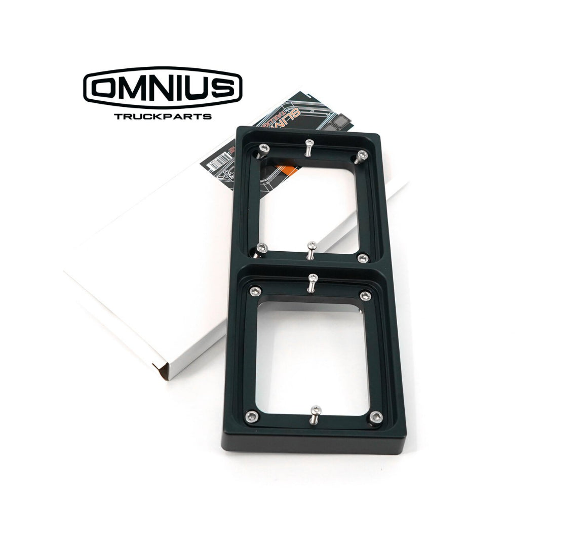 Omnius Slim Dobbel Ramme for LED-Baklykter - Horisontal