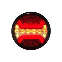 Hamburger Rund LED Baklys / Bremselys / Blinklys - Type 2