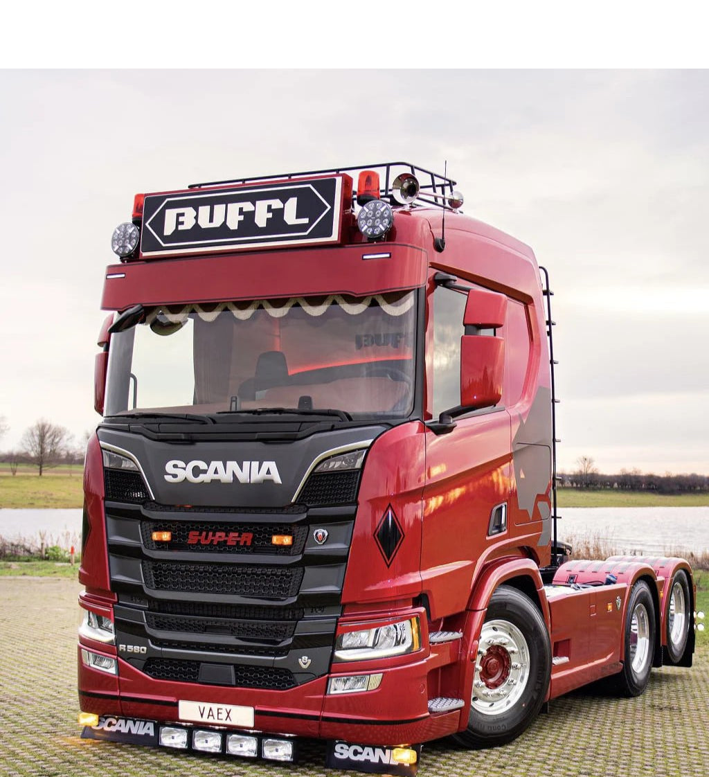 Mounting Bracket for Additional Lights Above the Sun Visor - Scania Nextgen