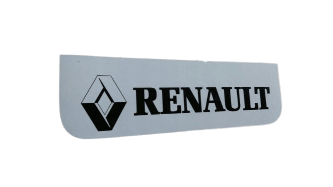 Mud flap Renault 60x18cm, Type 2 - White