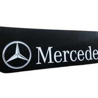 Mud flap Mercedes/Star, 60x18cm - Black