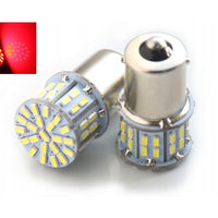 LED Bulb Red, P21W/Ba15s 12/24v for Interior