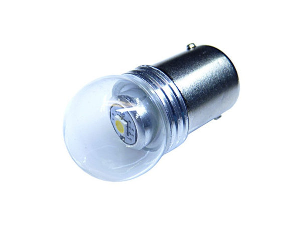 LED Bulb Pure White, P21W/Ba15s 6-30v for Interior