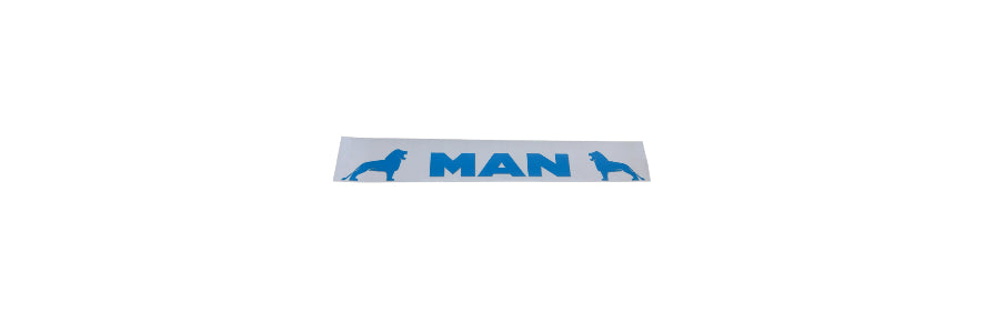 Mud flap for Trailer - MAN, Type 3 - 240x35cm