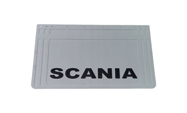 Mud flap Scania, 64x36cm - White