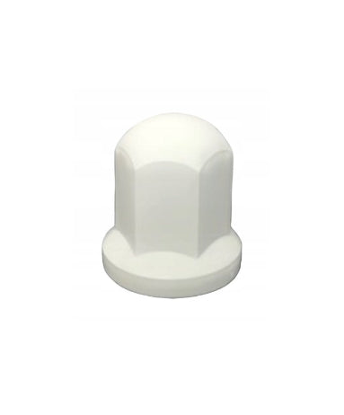 Hjulmutterdeksel 33/32mm Høy/Lav - Hvit