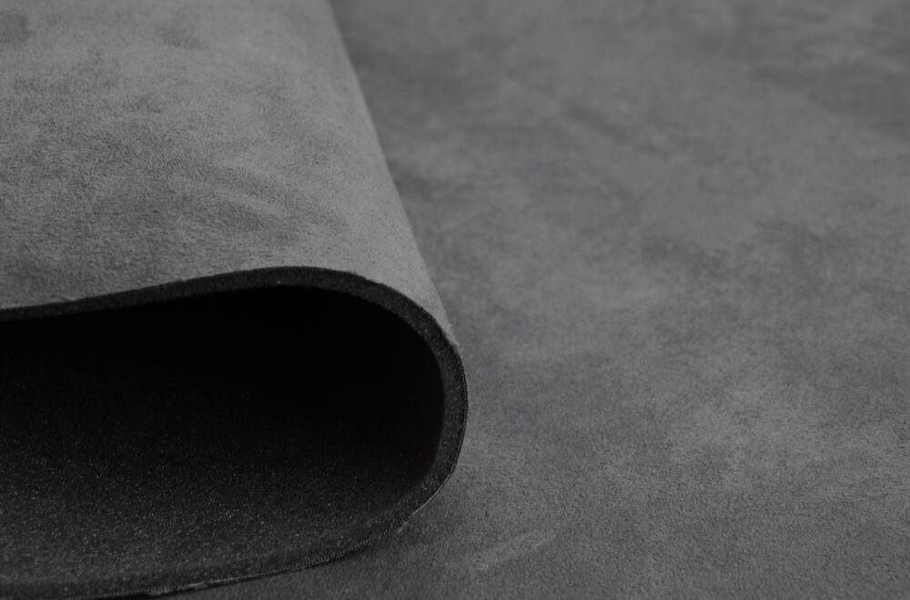 Alcantara with Sponge, for Headliner / Other Elements - Charcoal