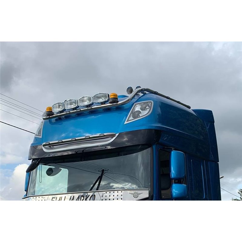 Roof bar in stainless steel/powder coating - DAF XF105/XF106, Type 1