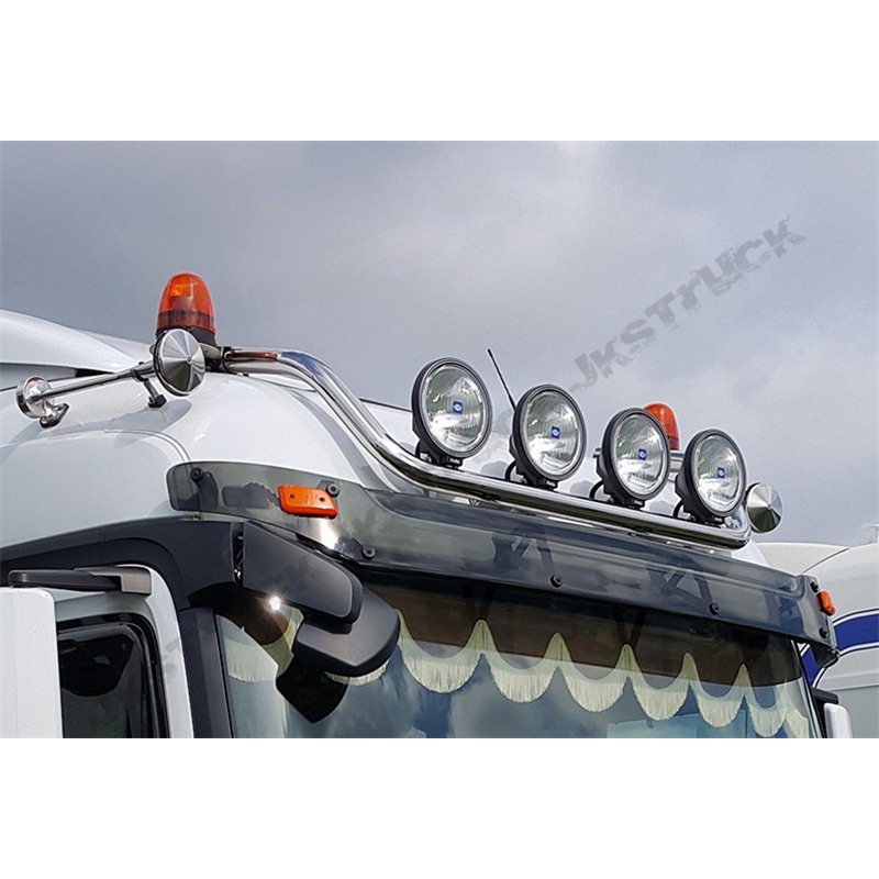 Roof bar in stainless steel/powder coating - Mercedes Actros MP4/MP5 (StreamSpace), Type 7