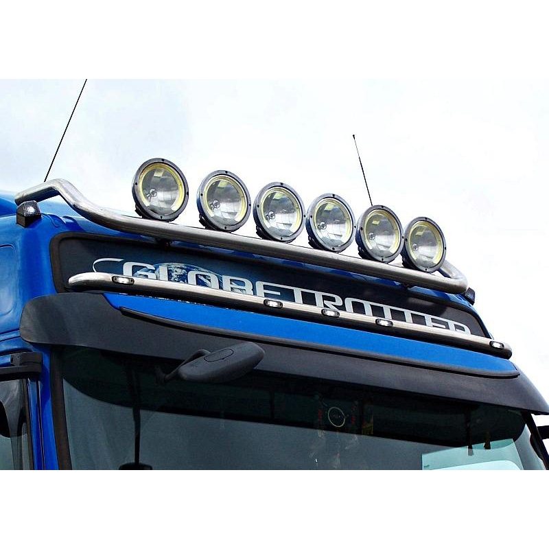 Roof bar in stainless steel/powder coating - Volvo FH2/FH3, Type 2