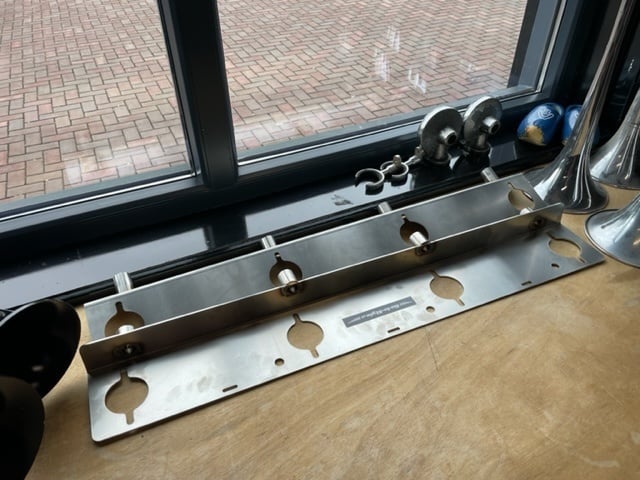 Bumper bracket for Hella jumbo 220 - DAF XF, XG, XG+