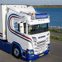 Mounting Bracket for Additional Lights Above the Sun Visor - Scania Nextgen