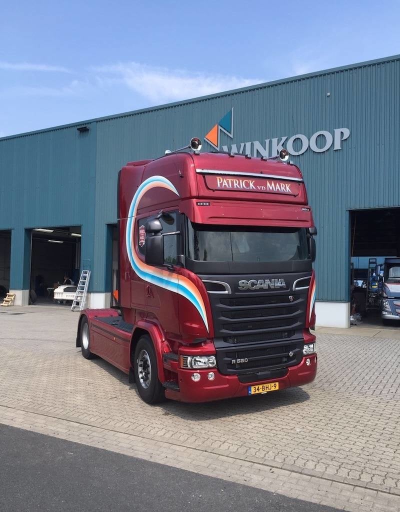 Coles Custom Frontrutebeskyttelse til Scania R/Streamline