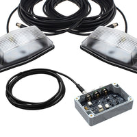 Matronics Double Burner, Dual Color, LED - Hvit Lampeskjerm