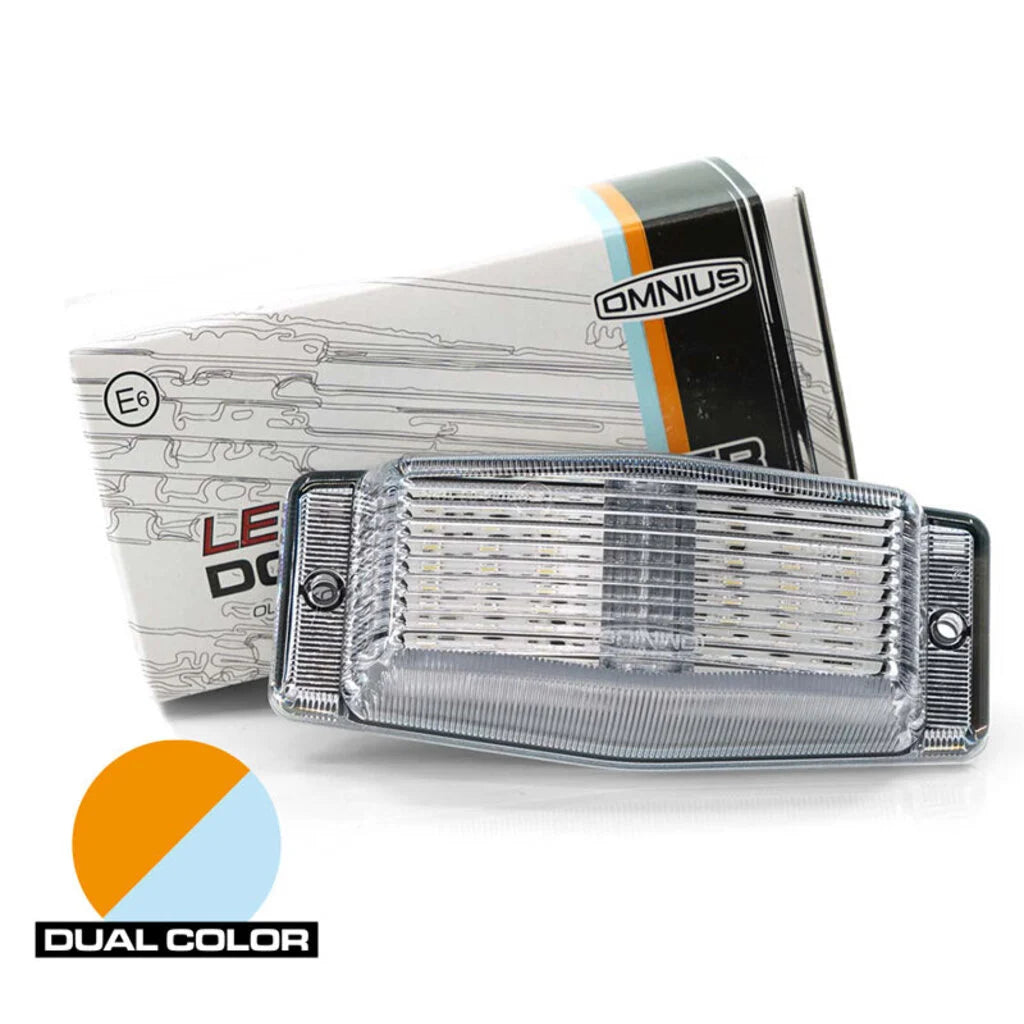 Omnius Double Burner LED - Oransj/Hvit (Dual Color)