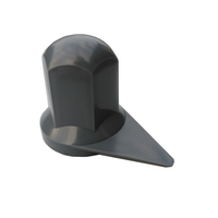 Hjulmutterdeksel med Indikator 33/32mm Høy/Lav - Grå