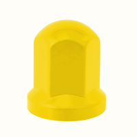 Wheel Nut Cover 33/32mm High/Low - Yellow