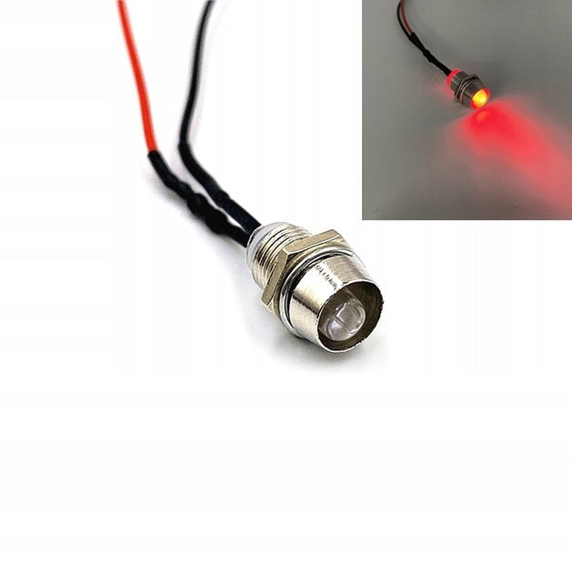 LED-Diode 5mm, 12/24V, Type 3 - Rød