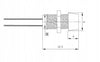 LED-Diode 5mm, 12/24V, Type 4 - Kald Hvit