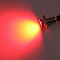 LED-Diode 10mm, 12/24V - Rød/Blå/Grønn/Hvit/Gul