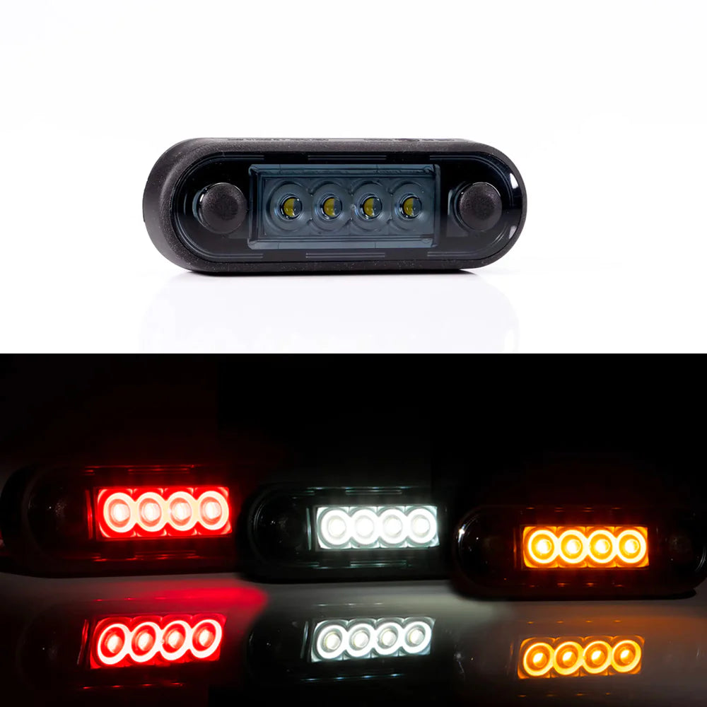 Markeringslys Dark LED 4 Dioder Fristom - Hvit