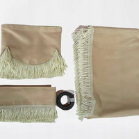 Gardinsett i Stoff til Lastebil/Varebil, Type 2 - Lys-Beige/Lys-Beige