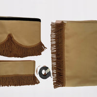 Gardinsett i Stoff til Lastebil/Varebil, Type 2 - Beige/Brun