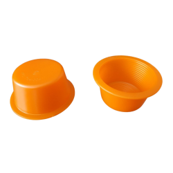 Gylle Lampeskjerm - Melkeoransj, Neon Effekt