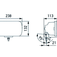 Hella Jumbo 320 LED Auxiliary Light