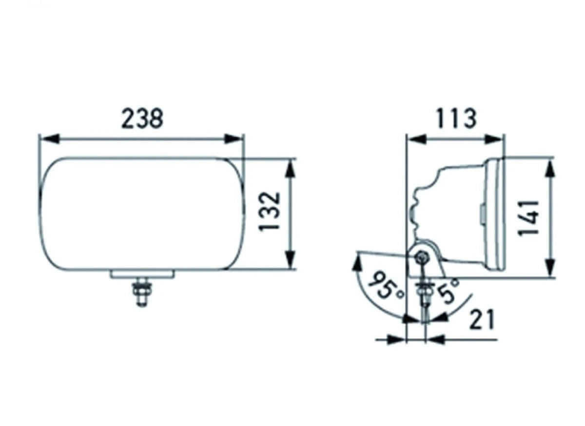 Hella Jumbo 320 LED Auxiliary Light