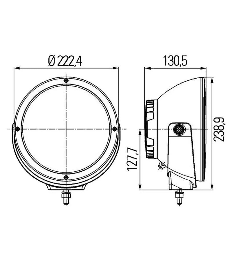 Hella Luminator LED 9" Ekstralys