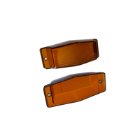 Double Burner Lampshade - Orange/Soot