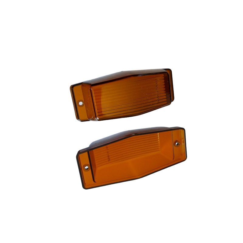 Double Burner Lampshade - Orange/Soot