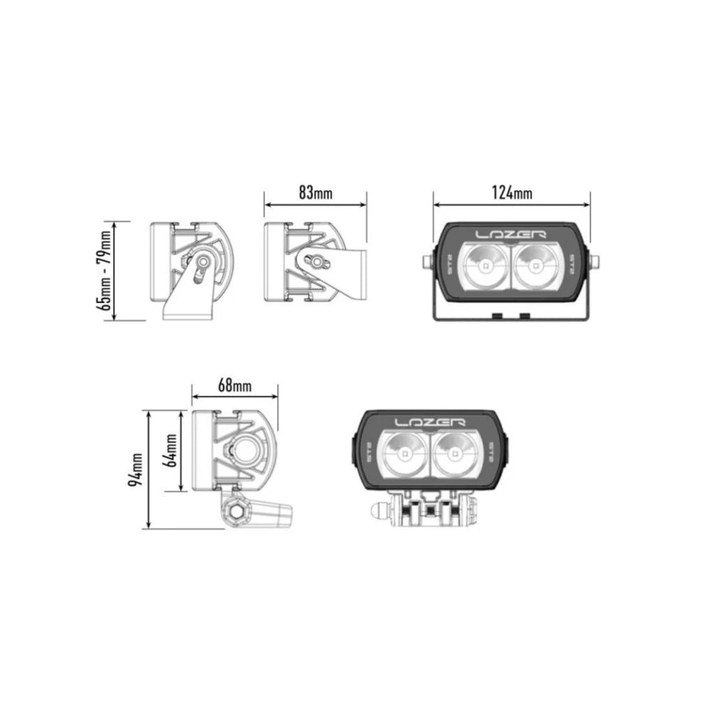 Lazer ST2 Evolution LED Arbeidslampe