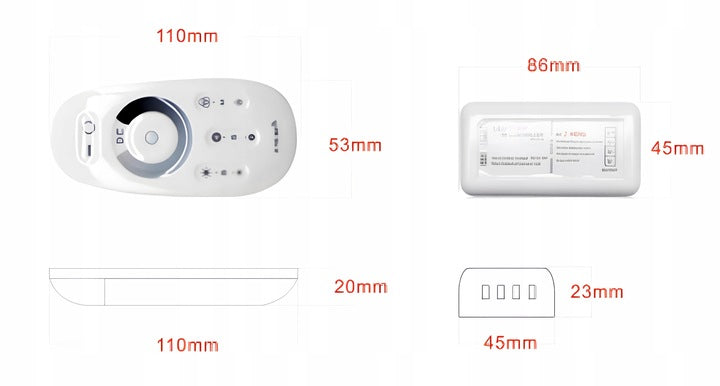 LED-Dimmer med Touch Fjernkontroll - Type 4