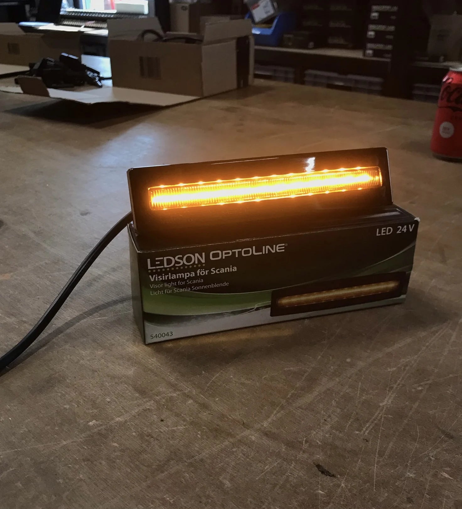 Ledson OptoLine Solskjermlampe LED - Oransj