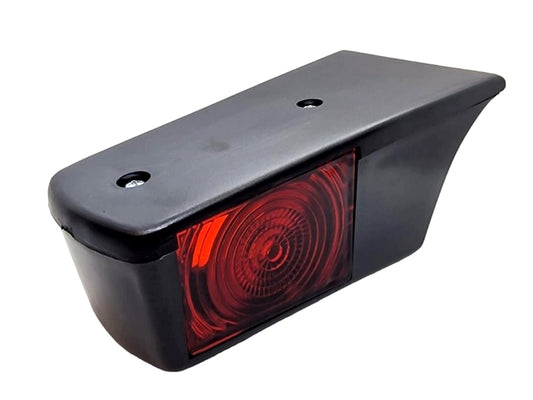 Oldschool Taklampe, 2stk - Hvit/Rød