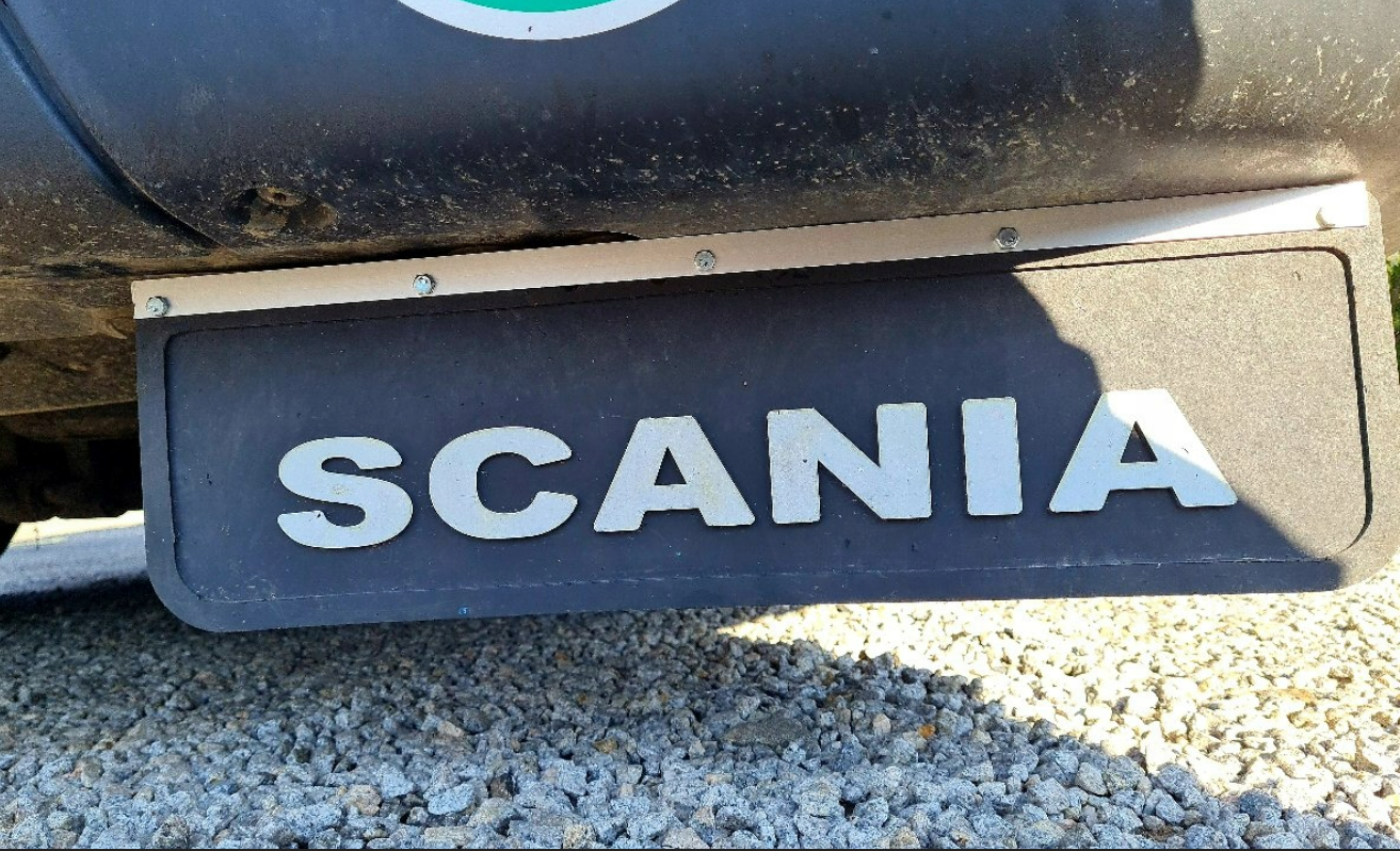 Mud flap Scania, 60x18cm - Black