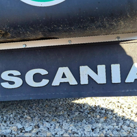 Skvettlapp Scania, 60x18cm - Sort