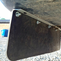 Skvettlapp Scania, 60x18cm - Sort