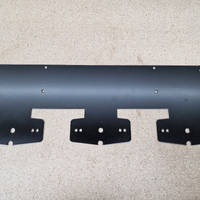 Mounting Bracket for Double Burners, Behind Sign Frame - Black