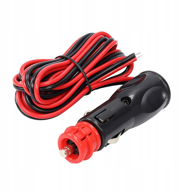 Sigarettennerplugg med 200cm Kabel, 12/24V