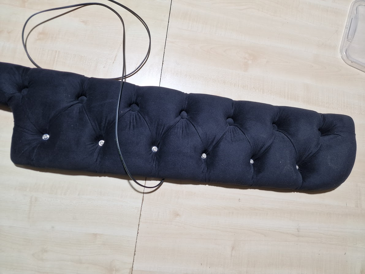 Ny Solskjermplate i Premium Stoff med 14stk Dioder til Scania NG - Klar til Sending!