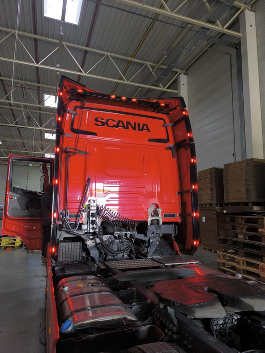 Perleport i Rustfritt Stål/Pulverlakk - Scania Nextgen R/S