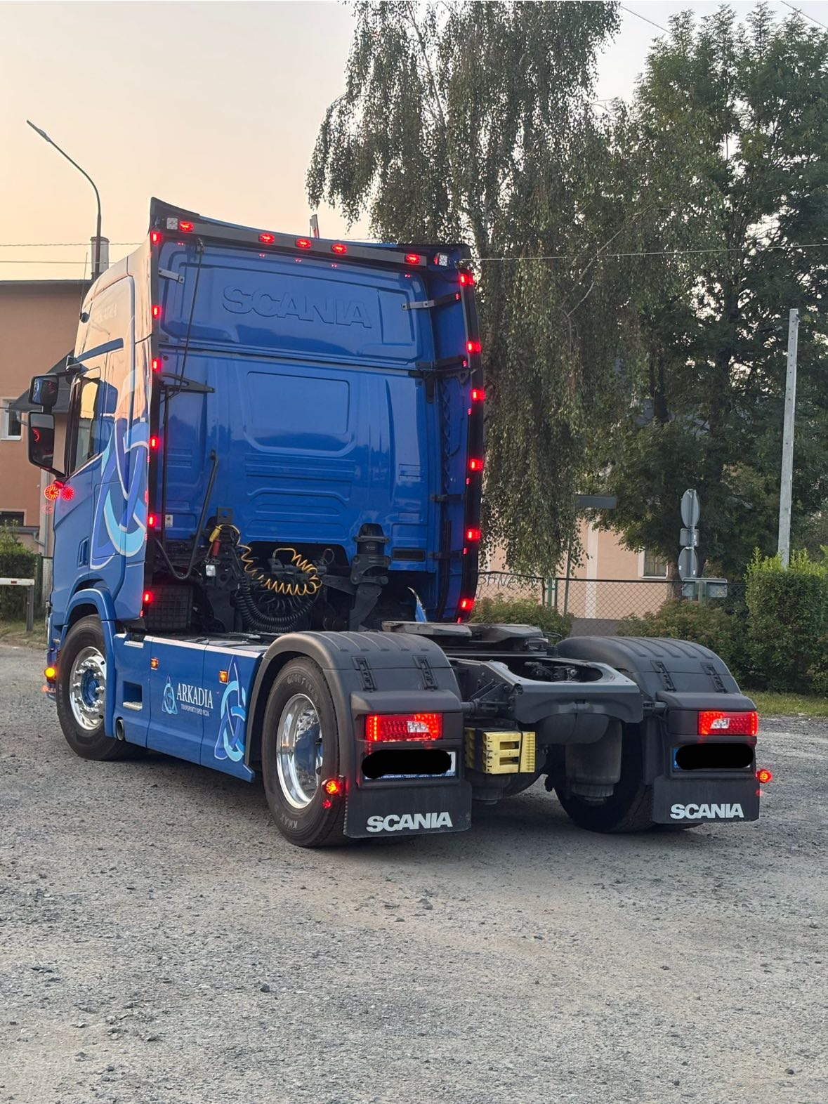 Perleport i Rustfritt Stål/Pulverlakk - Scania Nextgen R/S