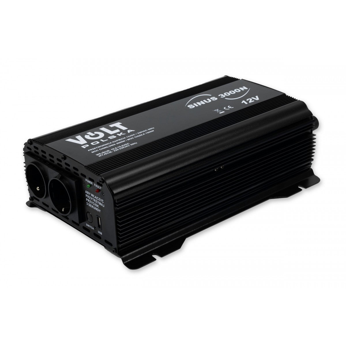 SINUS 1500/3000W 12/230V, Inverter - Ren/Full Sinus